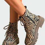 Karolína Elegantní Botines Con Cordones KotníkovéBoty