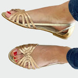 Magdaléna Elegantní Sandály Slingback Minimalistické