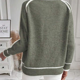 Avalon | Olive Cotton Jumper