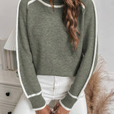 Avalon | Olive Cotton Jumper