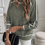 Avalon | Olive Cotton Jumper