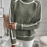 Avalon | Olive Cotton Jumper