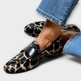 Karolína Elegantní Pantofle Leopardí Pohodlné Domácí
