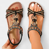 Cira | Umělecké boho ortopedické sandály
