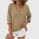 Fiona | Relaxed Button|Up Blouse