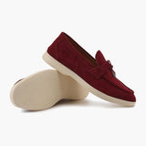 Old Money Suede Lady Loafers