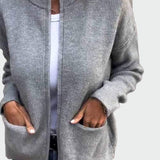 Anna Elegantní Bavlněný Cardigan Minimalistický Design
