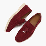 Old Money Suede Lady Loafers