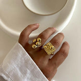 Moryet - Állítható Arany Gyűrű Karmokkal