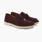 Old Money Suede Lady Loafers