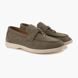 Old Money Suede Lady Loafers
