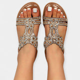 Sára Elegantní Boho Ortopedické Sandály Ergonomické