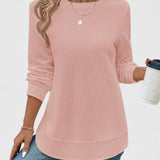 Nadyalyn | Elegáns O-nyakú Hosszúujjú