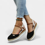 Lucie Elegantní Ortopedické Espadrily Denní Tlumení