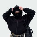 Kristýna Elegantní Oversize Mikina Streetwear Kapucí