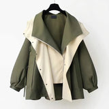 Lucie Elegantní Chaqueta Cortaviento Lehká Větrovka