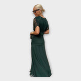 Lucie Sofistikovaná Vestido Midi Přirozená Elegance