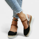 Lucie Elegantní Ortopedické Espadrily Denní Tlumení
