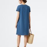 Christine - Elegáns Denim Ruha