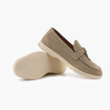 Old Money Suede Lady Loafers