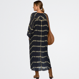 Amelie - Elegáns Boho Csíkos Maxiruha