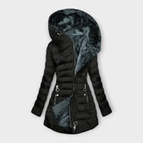 Lucie | Elegantní kabát s kožešinou Warm