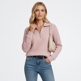 Abigail - Elegáns pulóver cipzárral