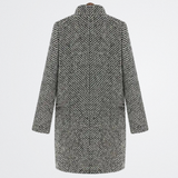 Adira - Városi Chic Tweed Kabát