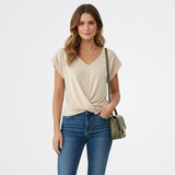 Mahrianne - Kényelmes V-nyakú felső