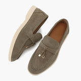 Old Money Suede Lady Loafers