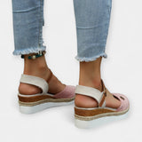 Lucie Elegantní Ortopedické Espadrily Denní Tlumení