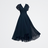 Christina - V-nyakú A-vonalú ruha