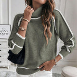 Avalon | Olive Cotton Jumper