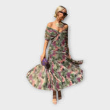Lucie Sofistikovaná Vestido Midi Přirozená Elegance