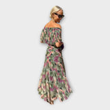 Lucie Sofistikovaná Vestido Midi Přirozená Elegance