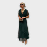 Lucie Sofistikovaná Vestido Midi Přirozená Elegance