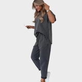 Magdaléna Luxusní Oversize Halenka Joggerové Kalhoty