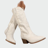 Karolína Luxusní Botas Western Bordadas Ručněprošívané