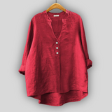 Věnceslava NezpochybnitelněElegantní Blusa De Lino