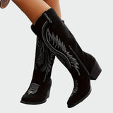 Karolína Luxusní Botas Western Bordadas Ručněprošívané