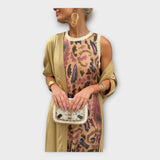 Lucie Elegantní Vestido Maxi Přírodní Elegance Denní