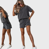 Magdaléna Elegantní Dvoudílný Bavlněný Minimalistický Set