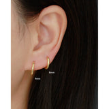 Hoop Huggie Fülbevalók Különböző Méretekben – Mabel