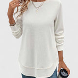 Nadyalyn | Elegáns O-nyakú Hosszúujjú
