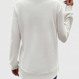 Nadyalyn | Elegáns O-nyakú Hosszúujjú