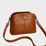 Sára Elegantní Kožená Crossbody Kabelka Minimalistická