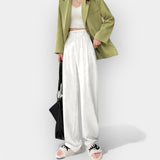 Karolína Elegantní Korejské Oversize Kalhoty Městské