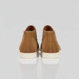 Pánské semišové loafery – Slip-On Chukka Styl, Plná Patka – Hnědé