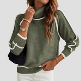 Avalon | Olive Cotton Jumper