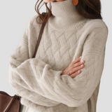 Cherry | Autumn Turtleneck Jumper